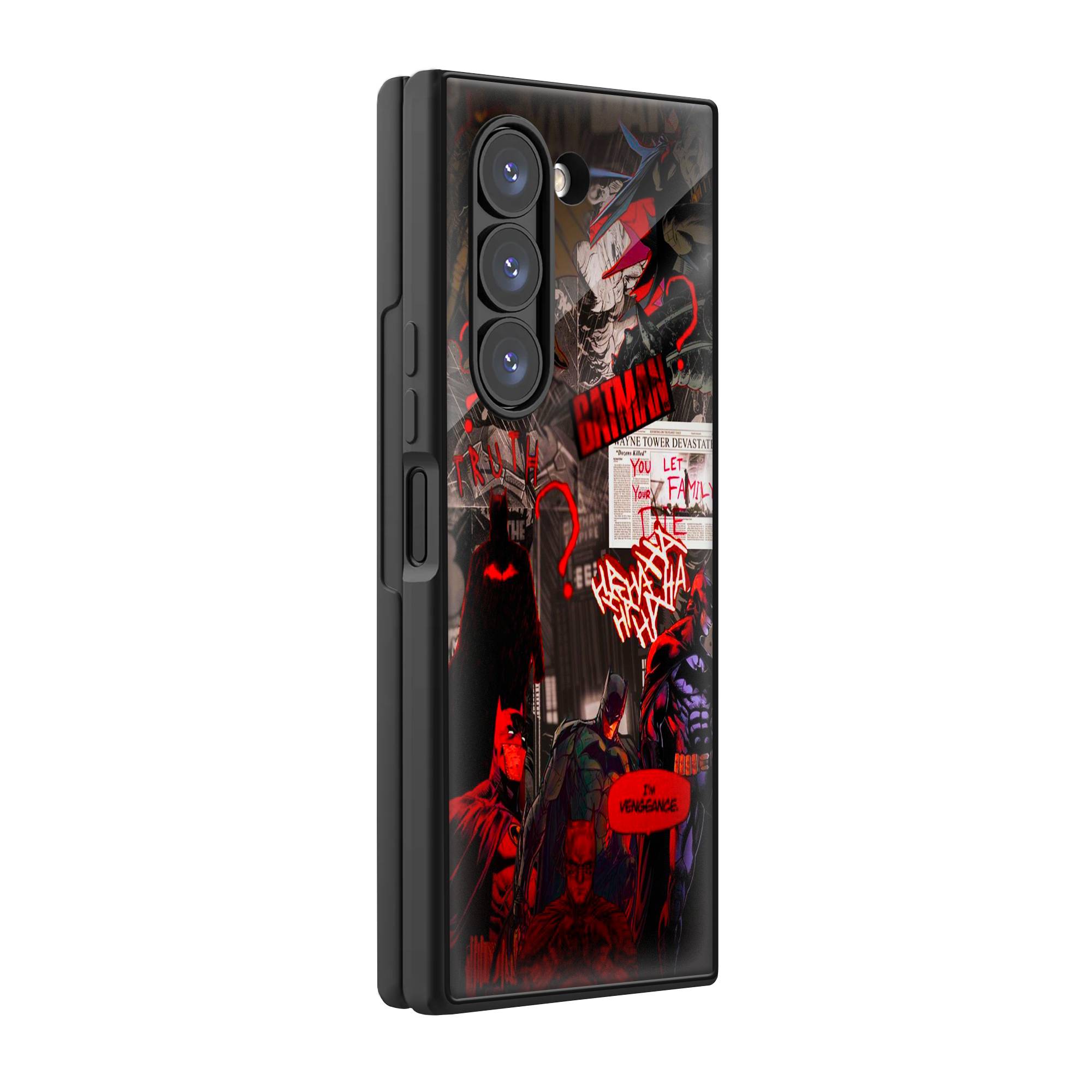 Batman Artwork Samsung Z Fold Glass Case image 0 Main image