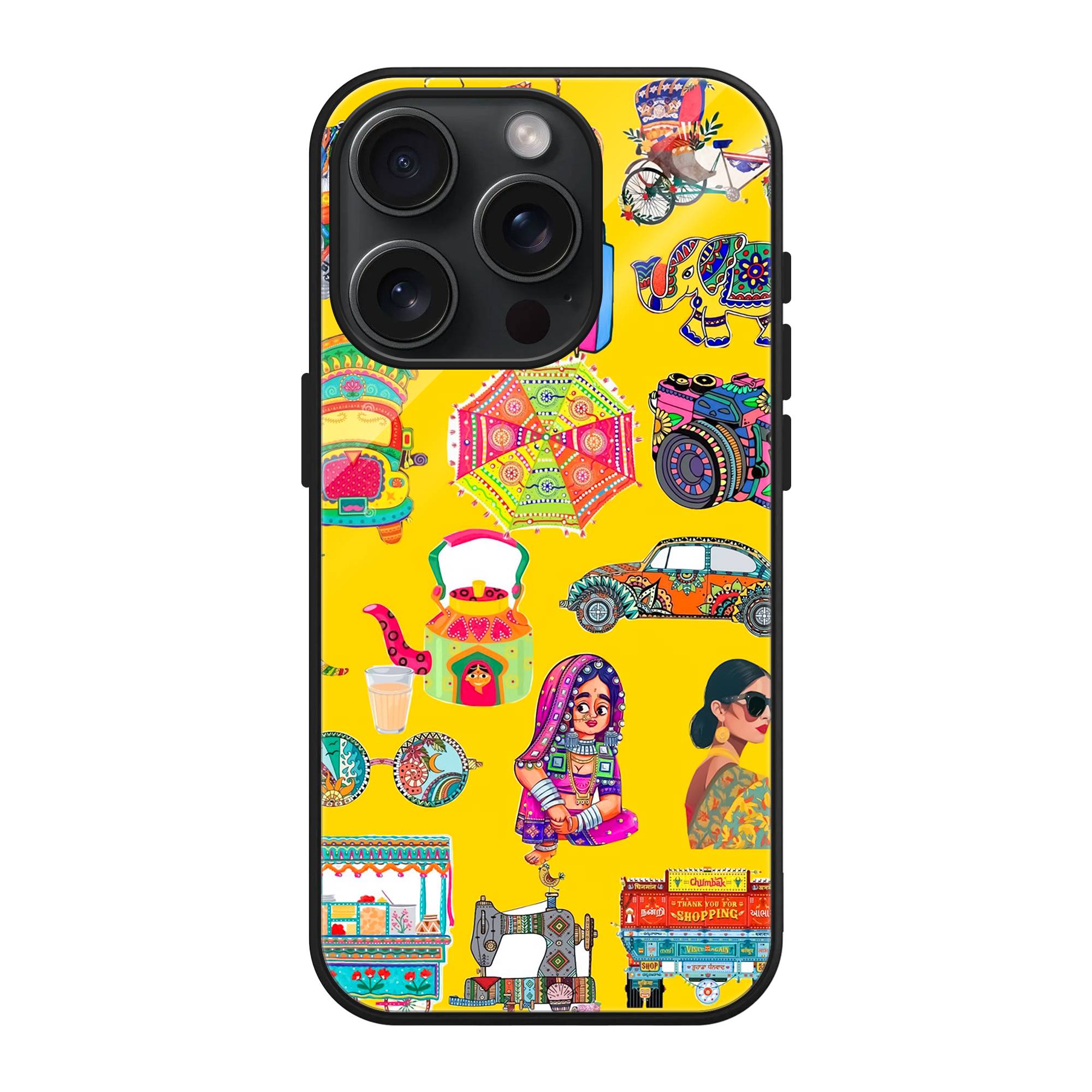 Desi Sticker Art Glass Case image 0 Main image