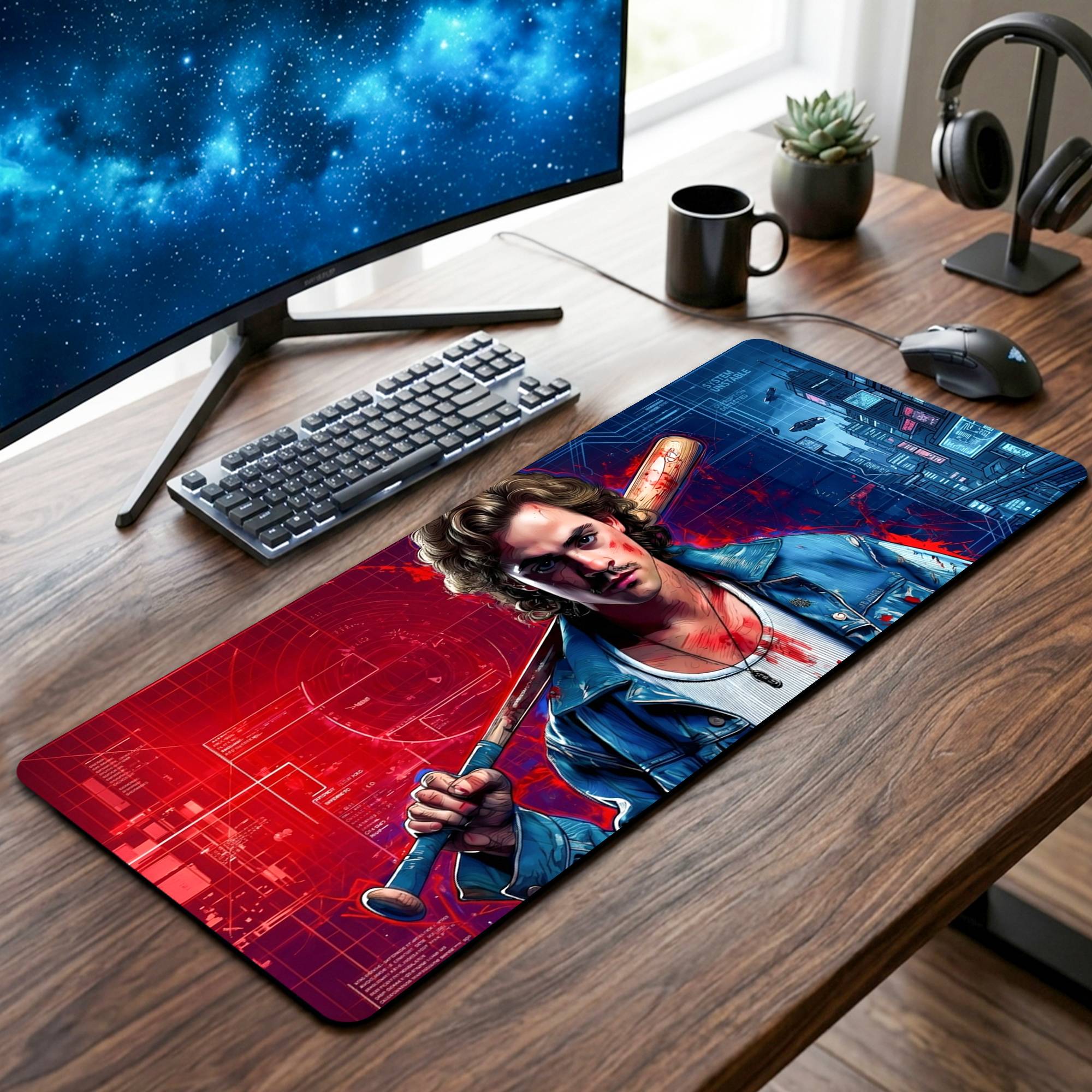 Billy Hargrove Desk Mat - 12 x 32 Inch image