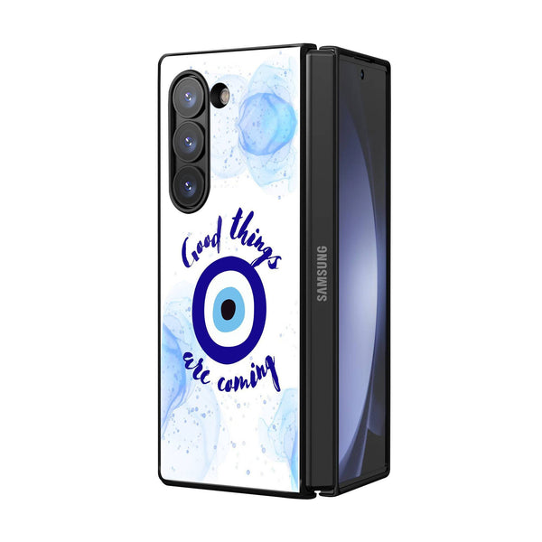Lucky Eye Samsung Z Fold Glass Case image 1
