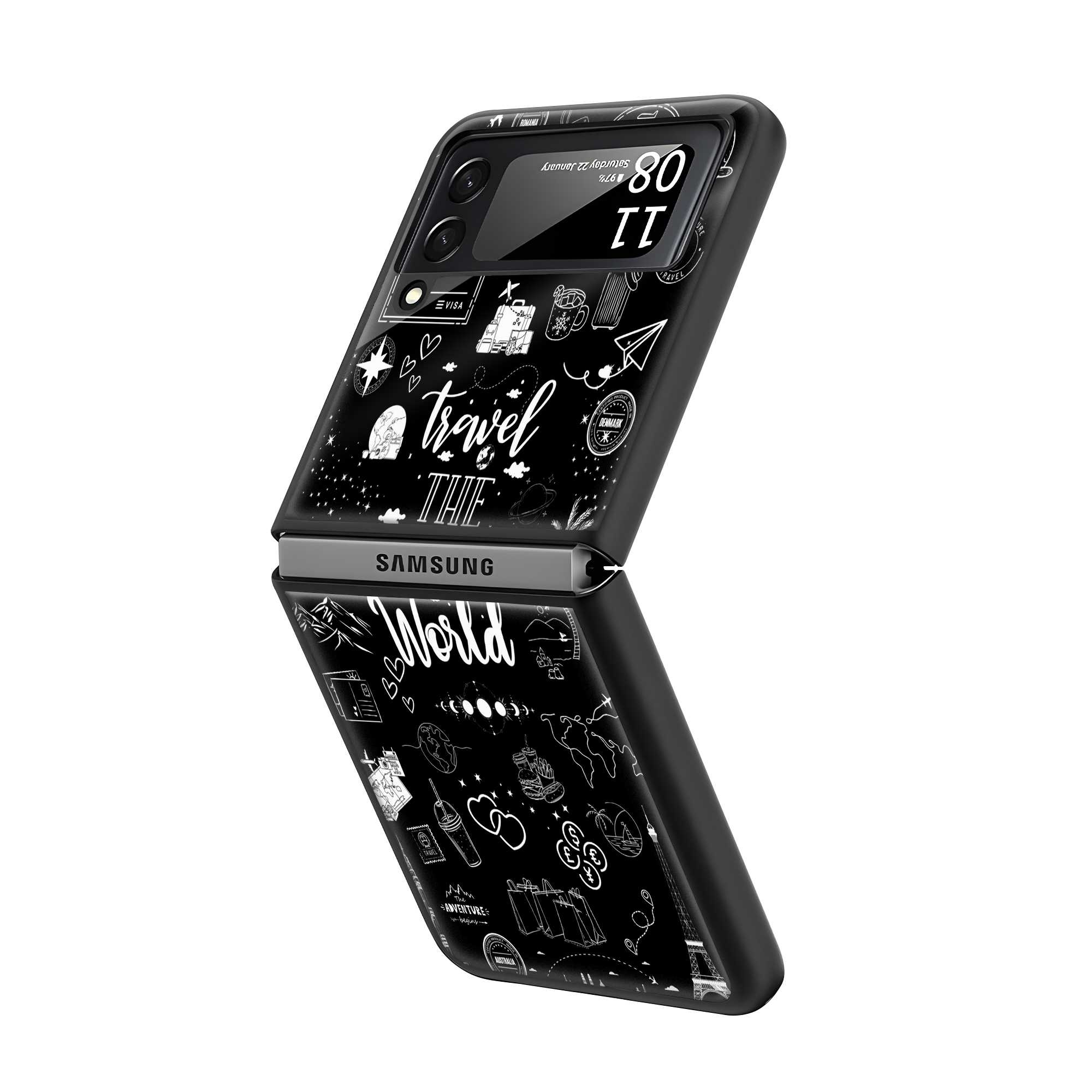 Worldmark Samsung Z Flip Glass Case Secondary image