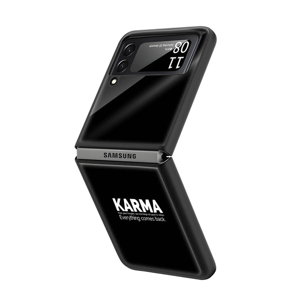 Karma Samsung Z Flip Glass Case image 1
