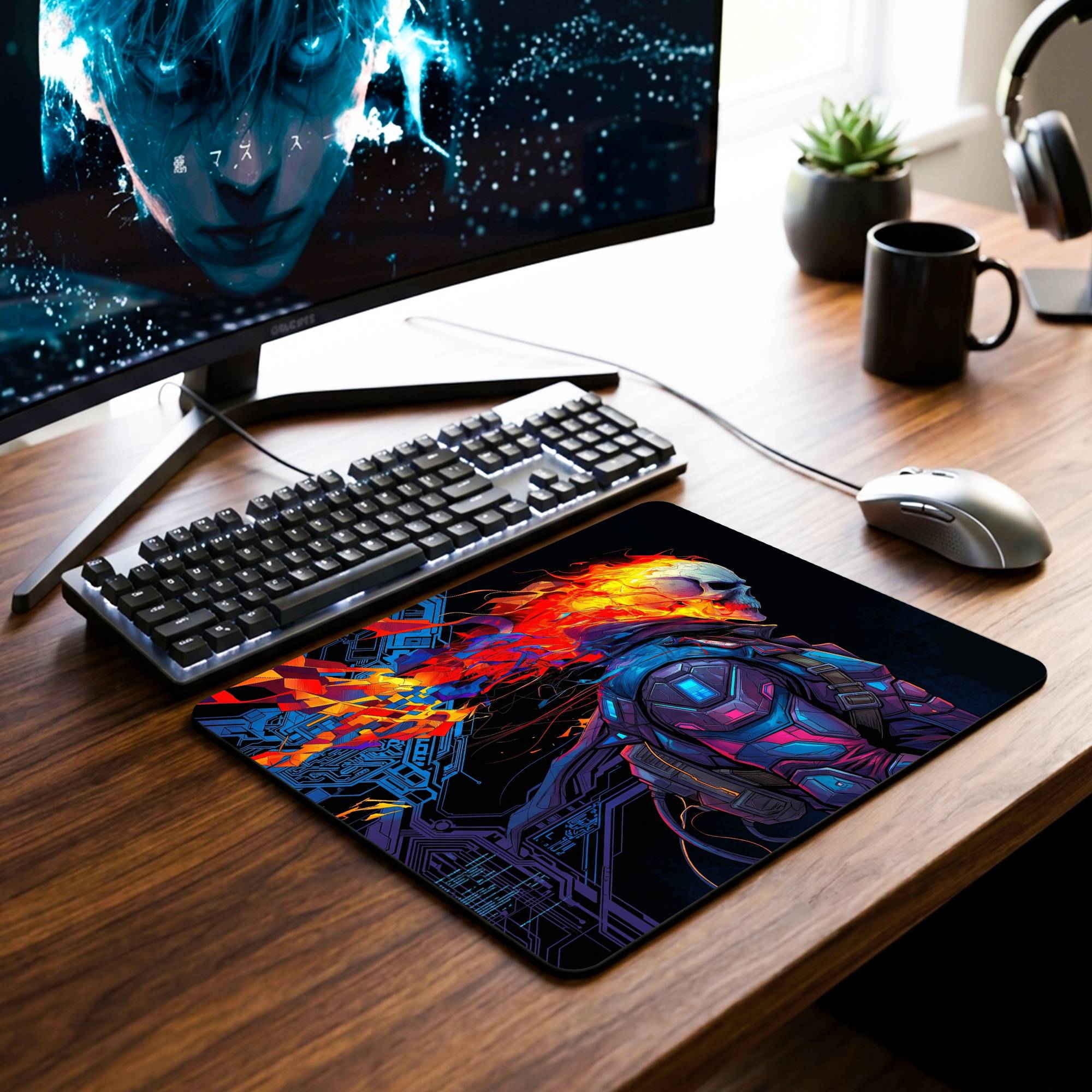 Ghost Rider Desk Mat - 7.5 x 9 Inch image