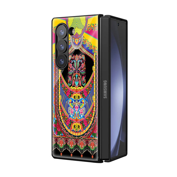Truck Art Samsung Z Fold Glass Case image 1