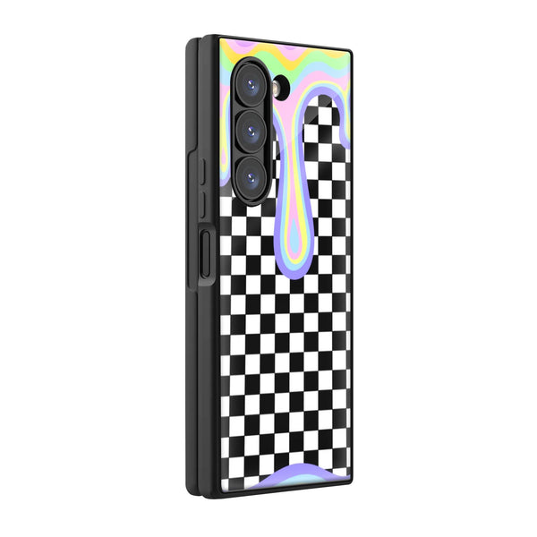 Vibrant Drip Samsung Z Fold Glass Case image 0