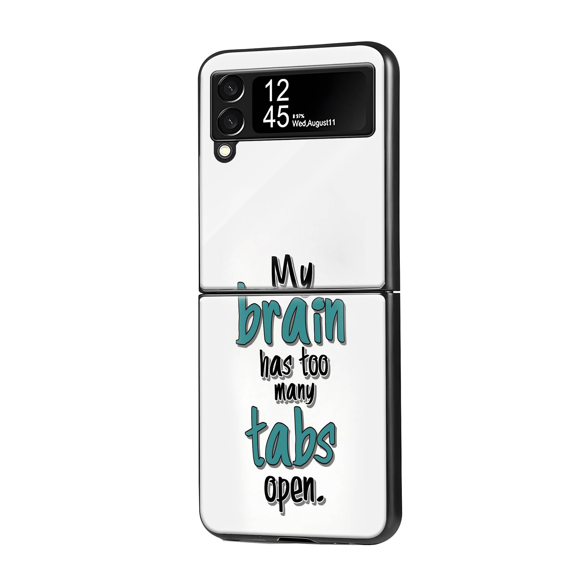Positive Thoughts Samsung Z Flip Glass Case image 0 Main image