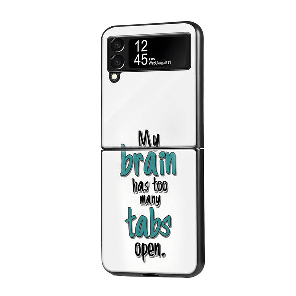 Positive Thoughts Samsung Z Flip Glass Case image 0