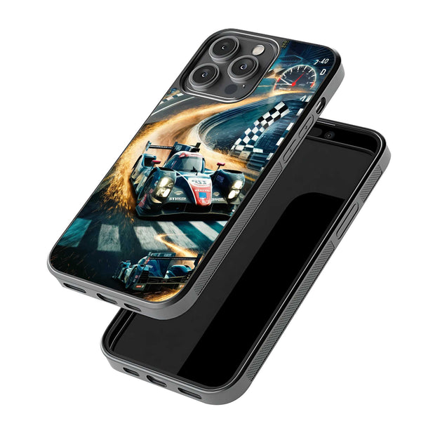 Track Rush Aesthetic Glass Case image 2
