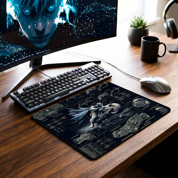 Batcycle Desk Mat - 7.5 x 9 Inch image