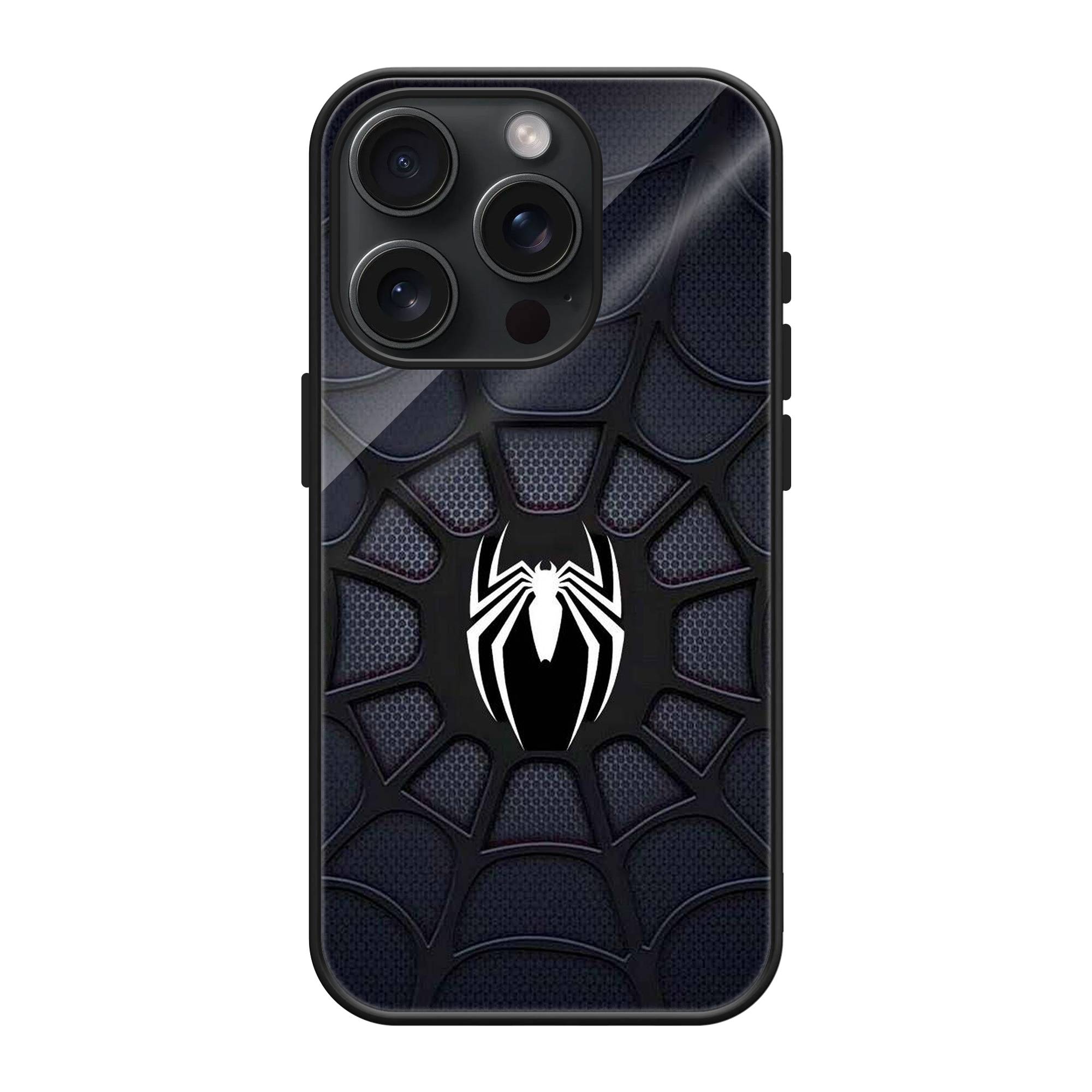 Black Spider-Man Glass Case image 0 Main image