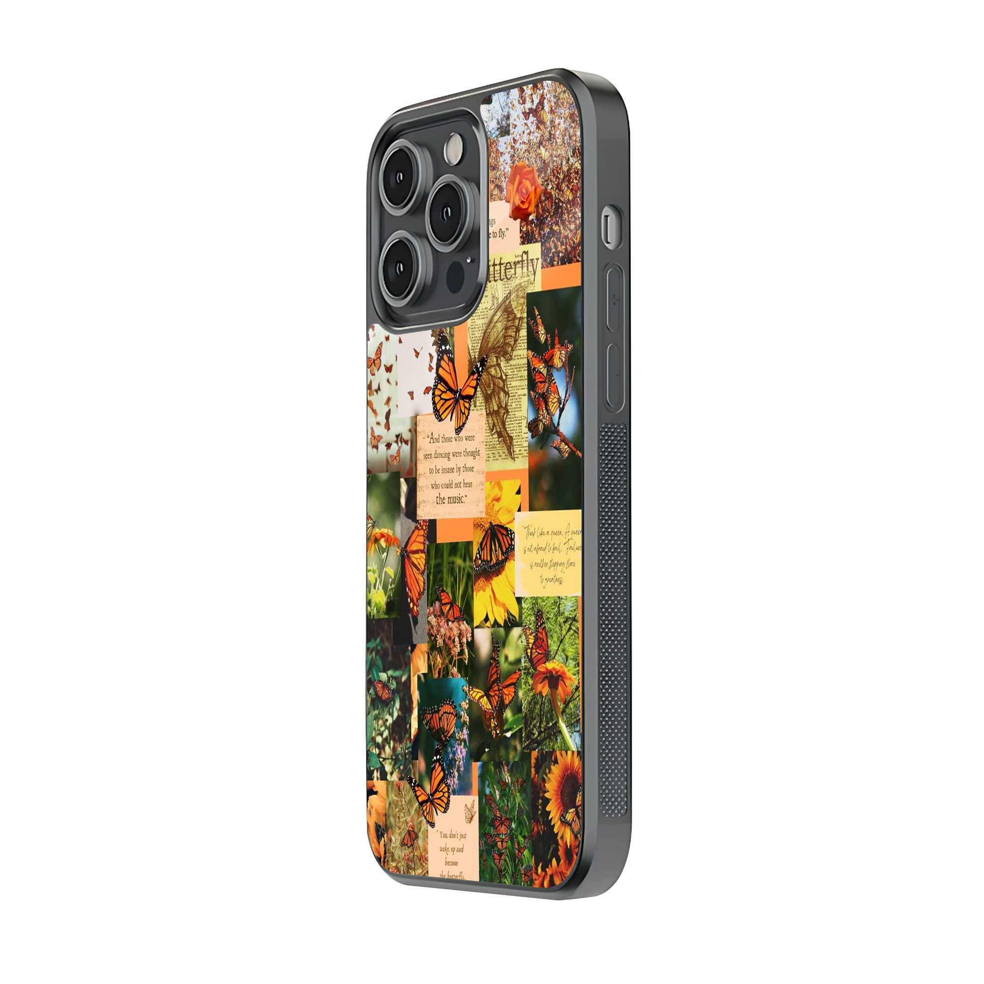Butterfly Aesthetic Glass Case Secondary image