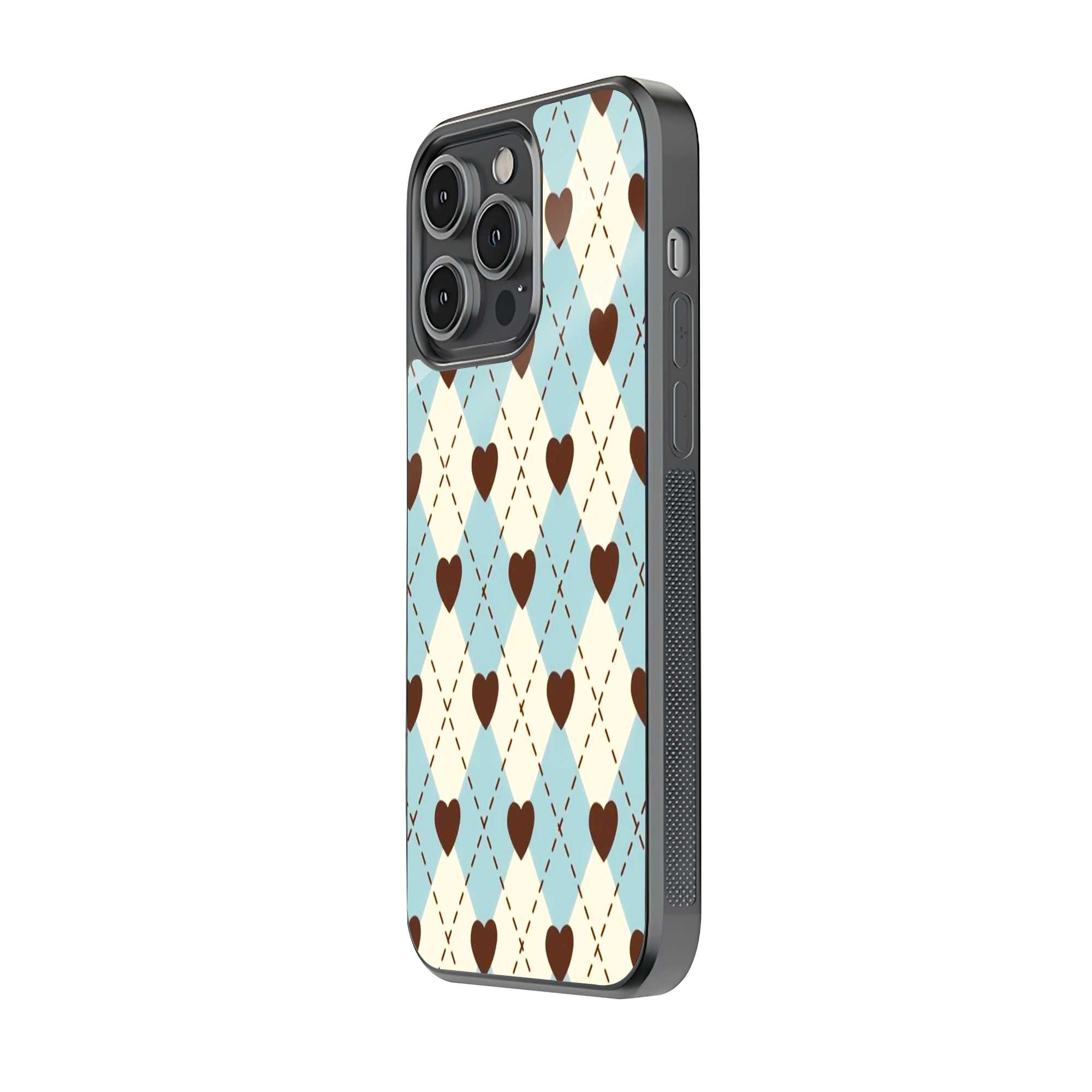 Heart Grid Glass Case Secondary image