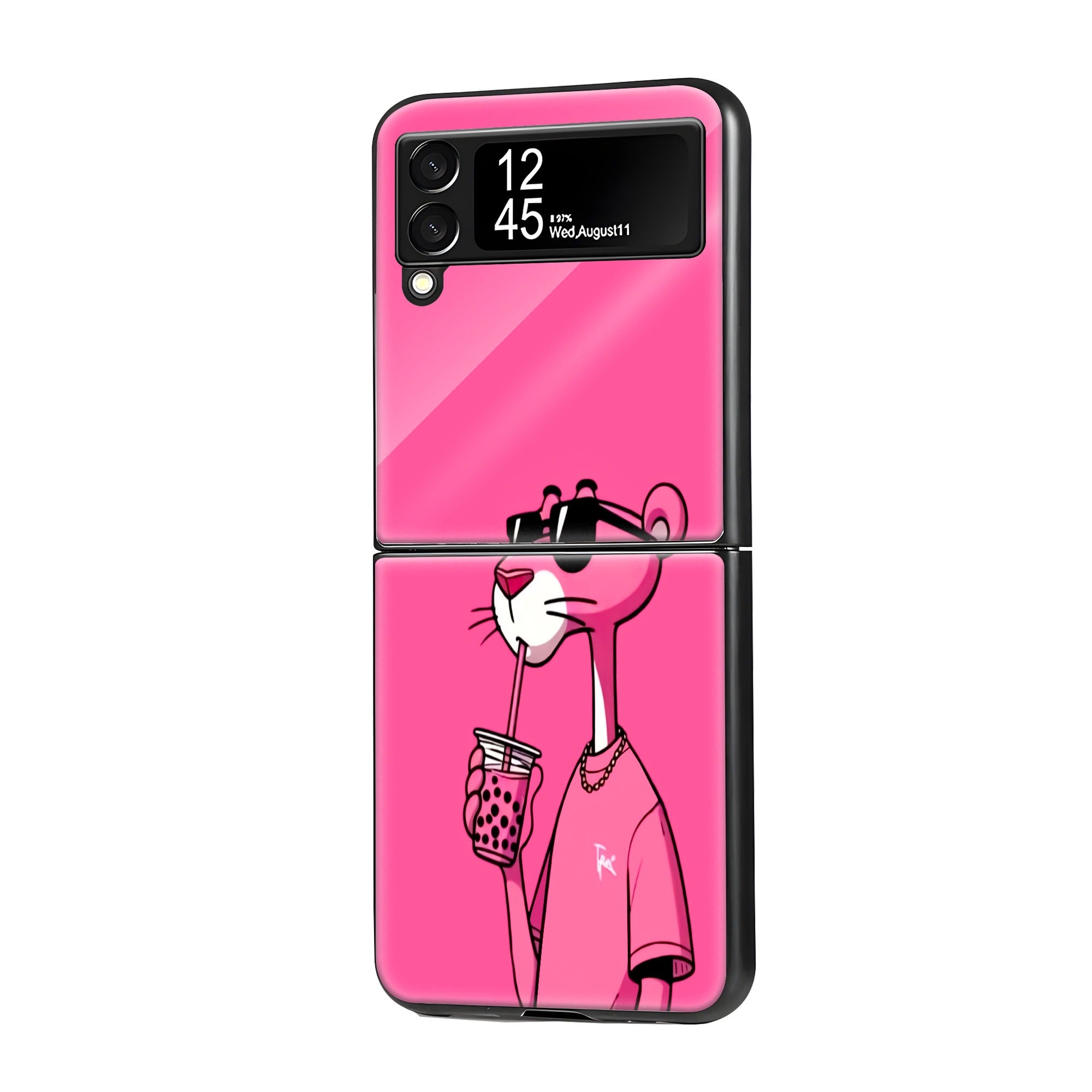 Thirsty Panther Samsung Z Flip Glass Case image 0 Main image