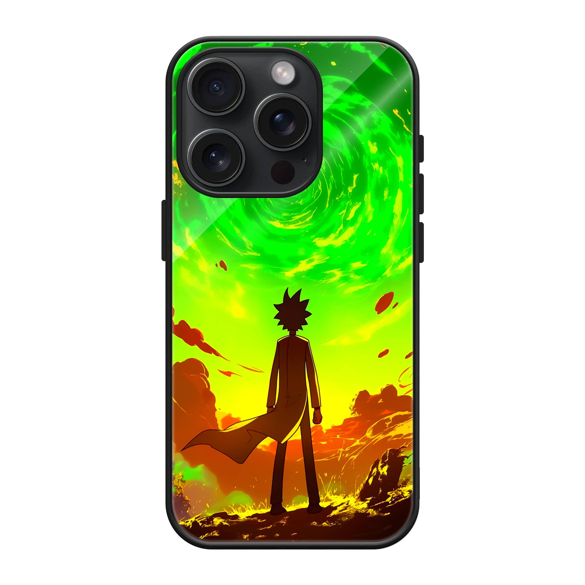 Rick and Morty Glass Case image 0