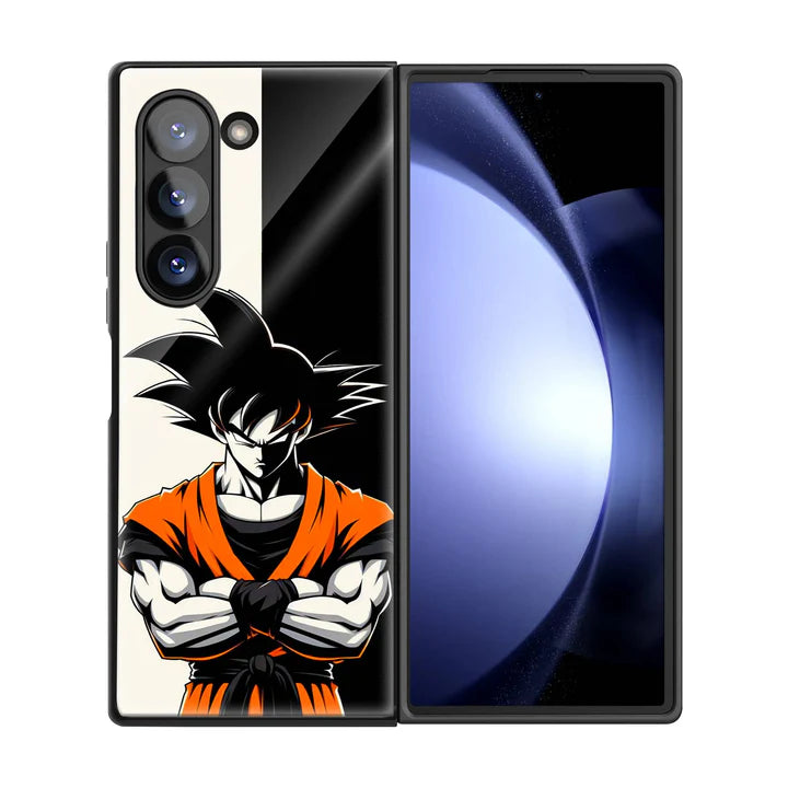 Son Goku Samsung Z Fold Glass Case image 2