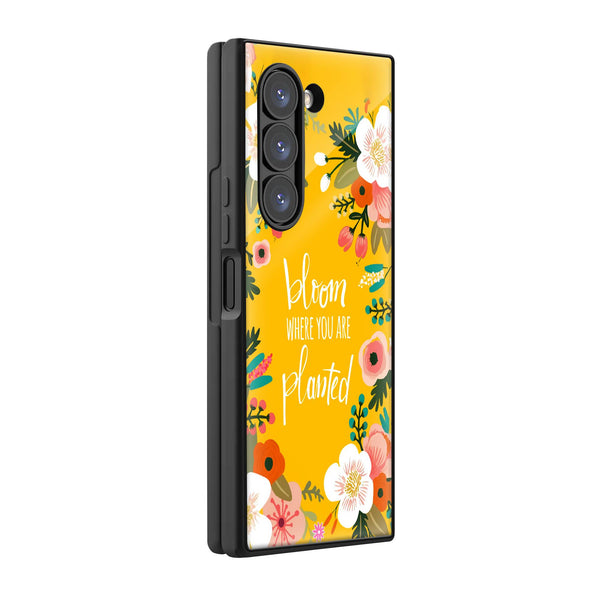 Sunshine Garden Samsung Z Fold Glass Case image 0