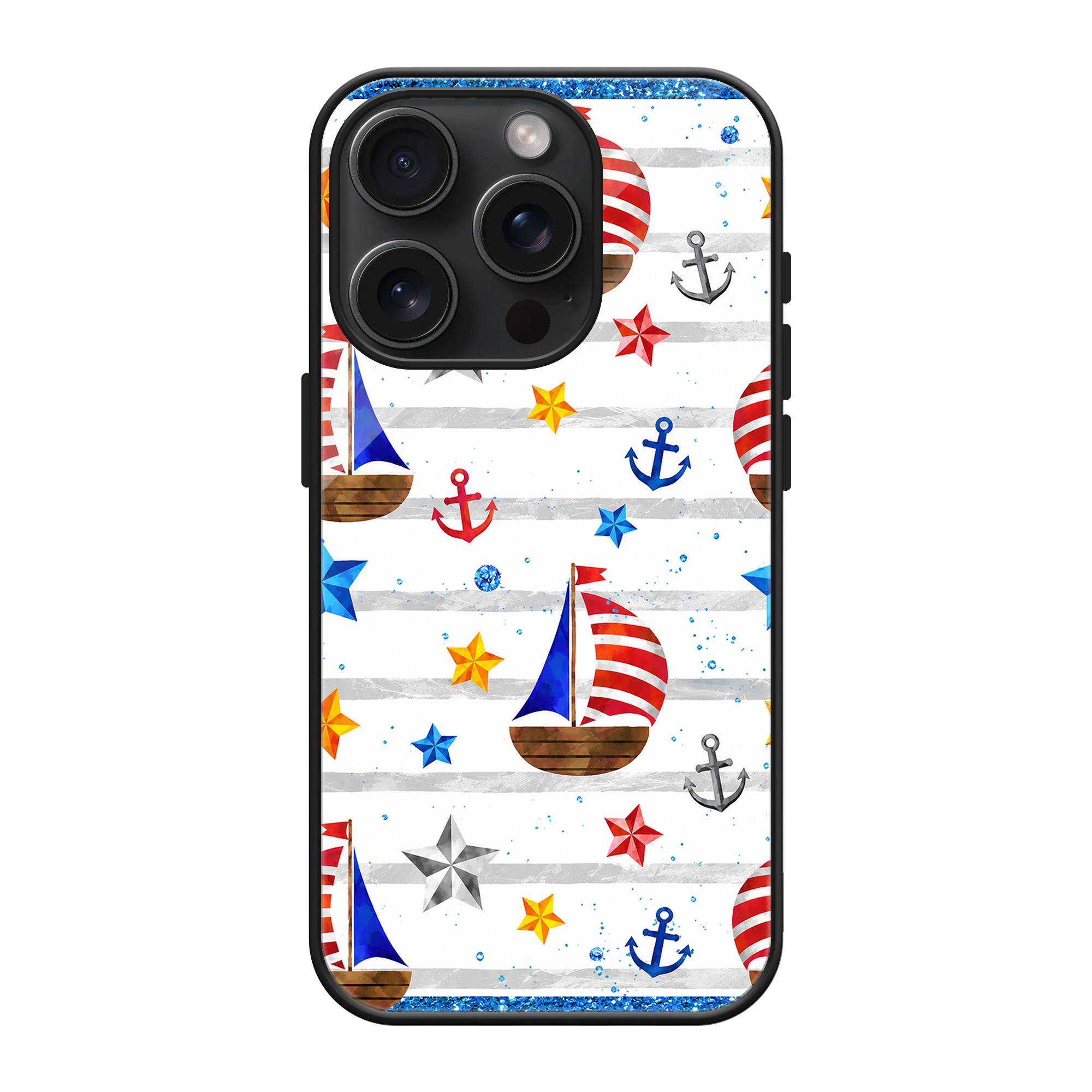 Nautical Vibes Glass Case image 0