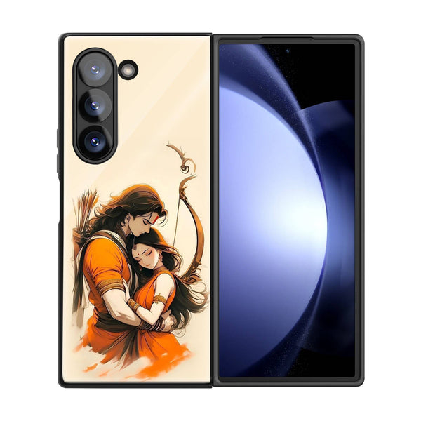 Divine Love Samsung Z Fold Glass Case image 2