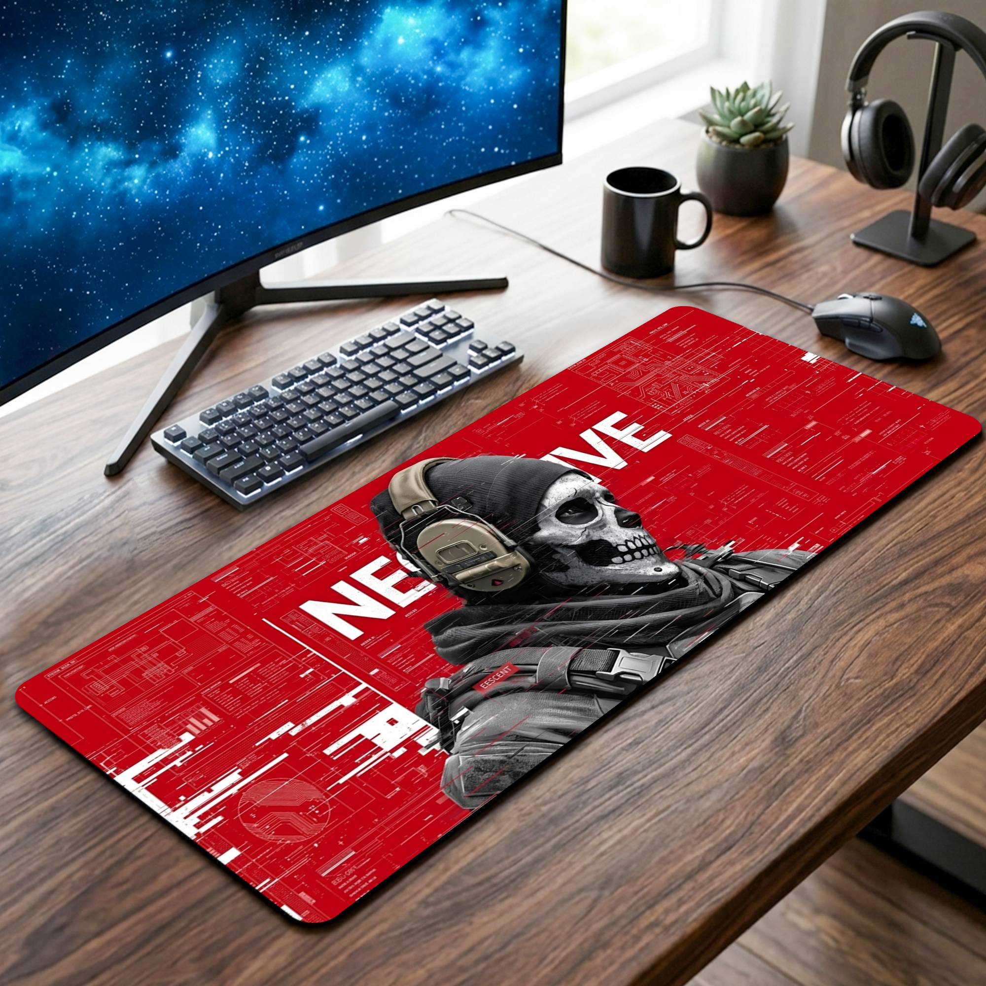 Call Of Duty Desk Mat - 12 x 32 Inch image