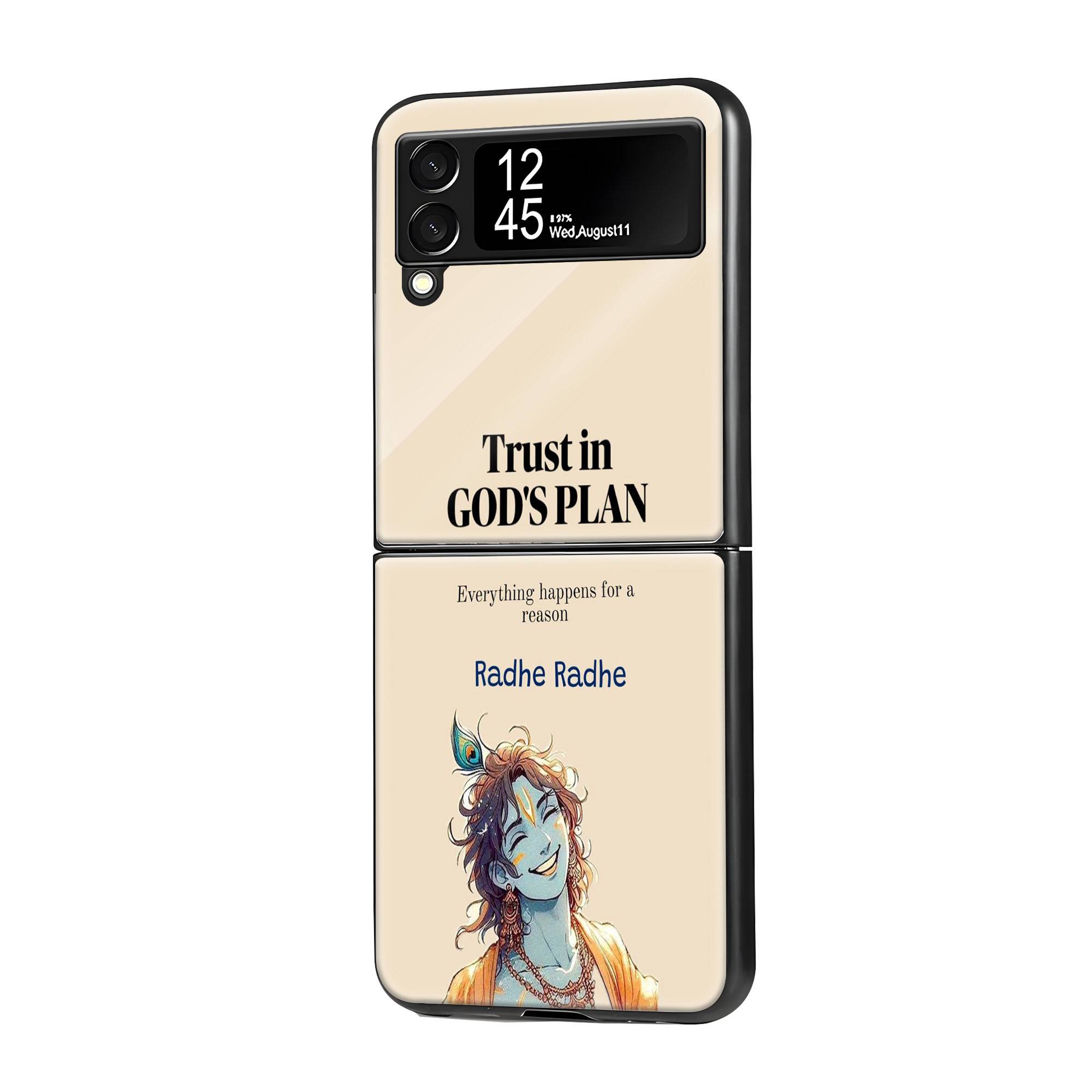 Joyful Trust Samsung Z Flip Glass Case image 0 Main image