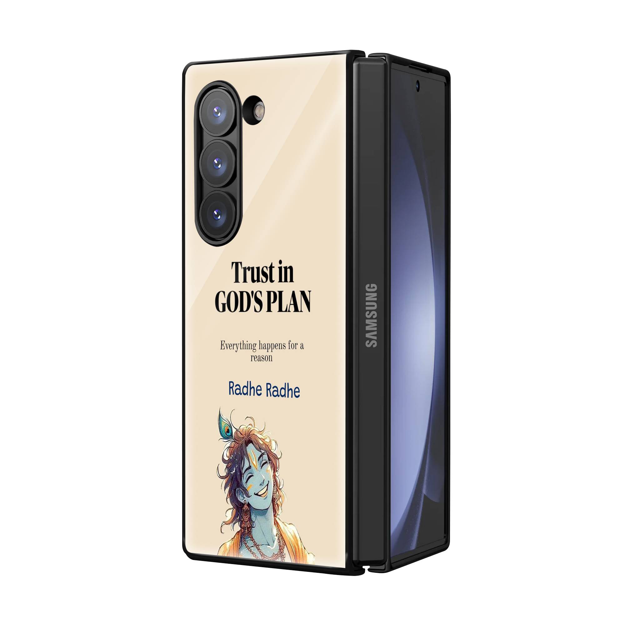 Joyful Trust Samsung Z Fold Glass Case image 1