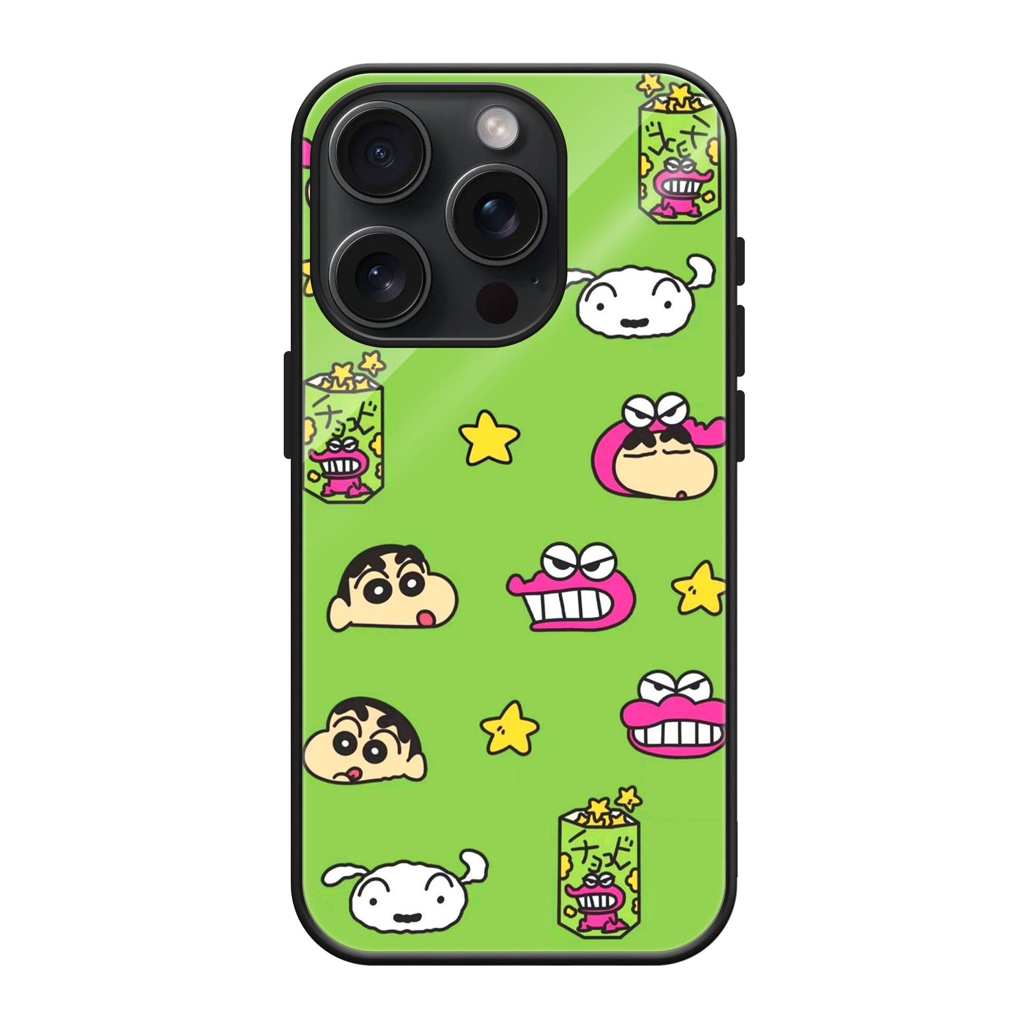 Playful Shin-chan Glass Case image 0 Main image
