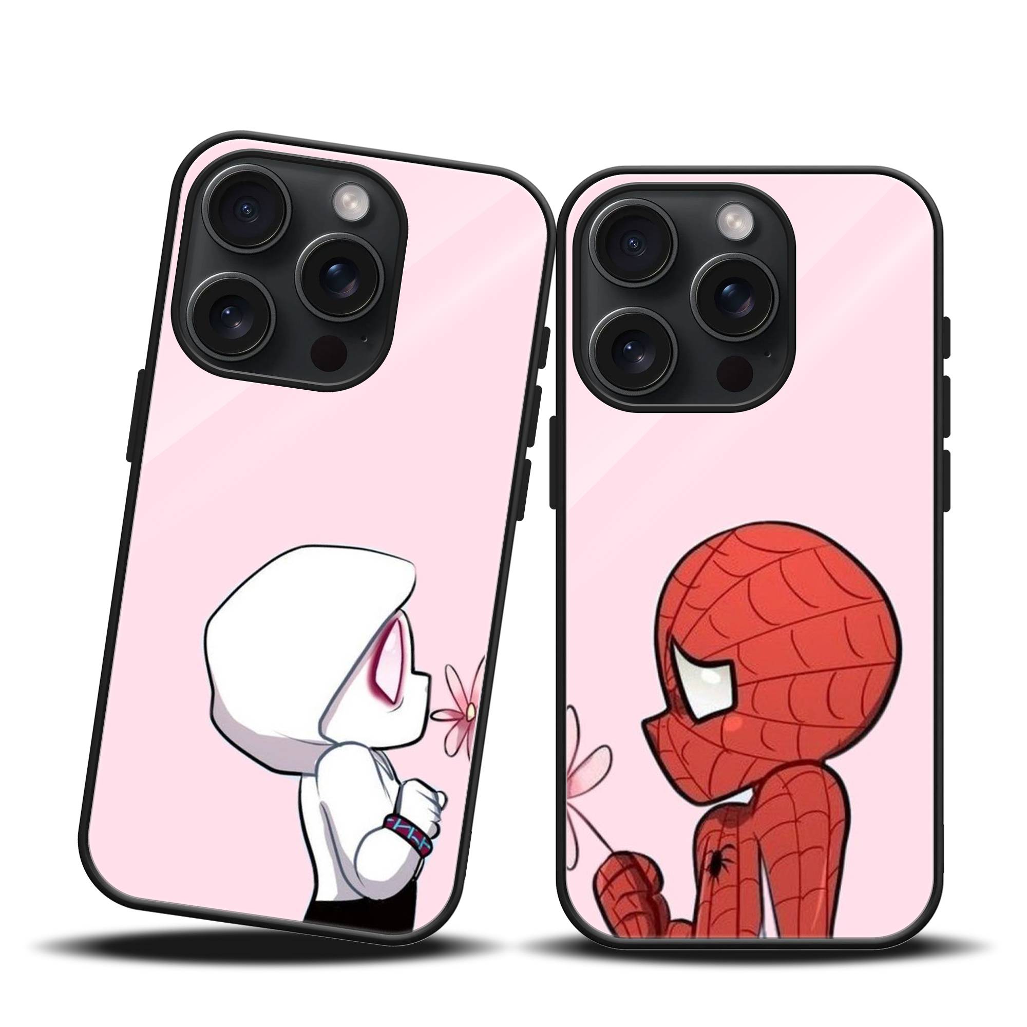 Spider Love Propose Couple Mobile Case image 0