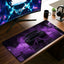 Dark Muscle Car Desk Mat - 11 x 23 Inch image
