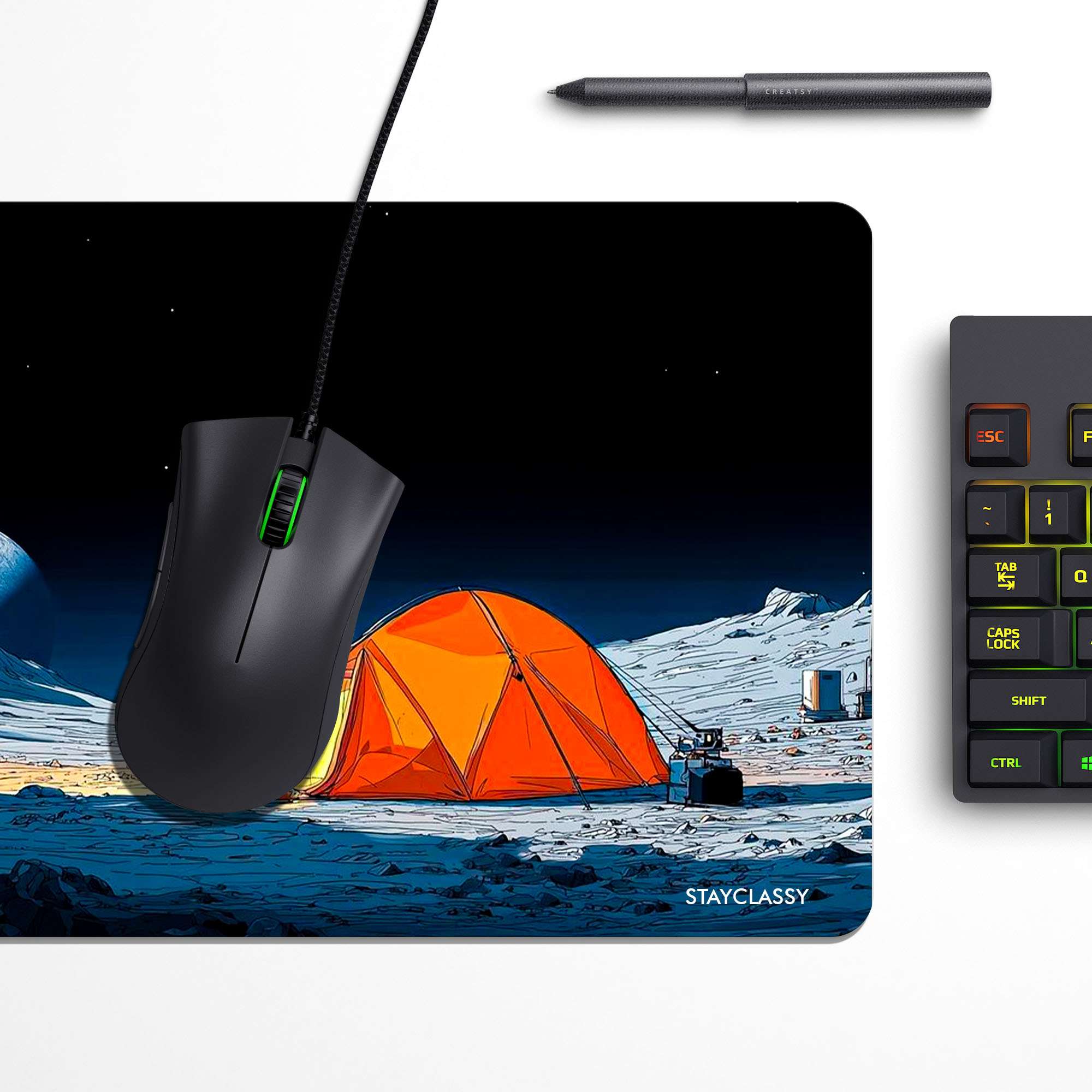 Astronaut Camping Desk Mat image 2