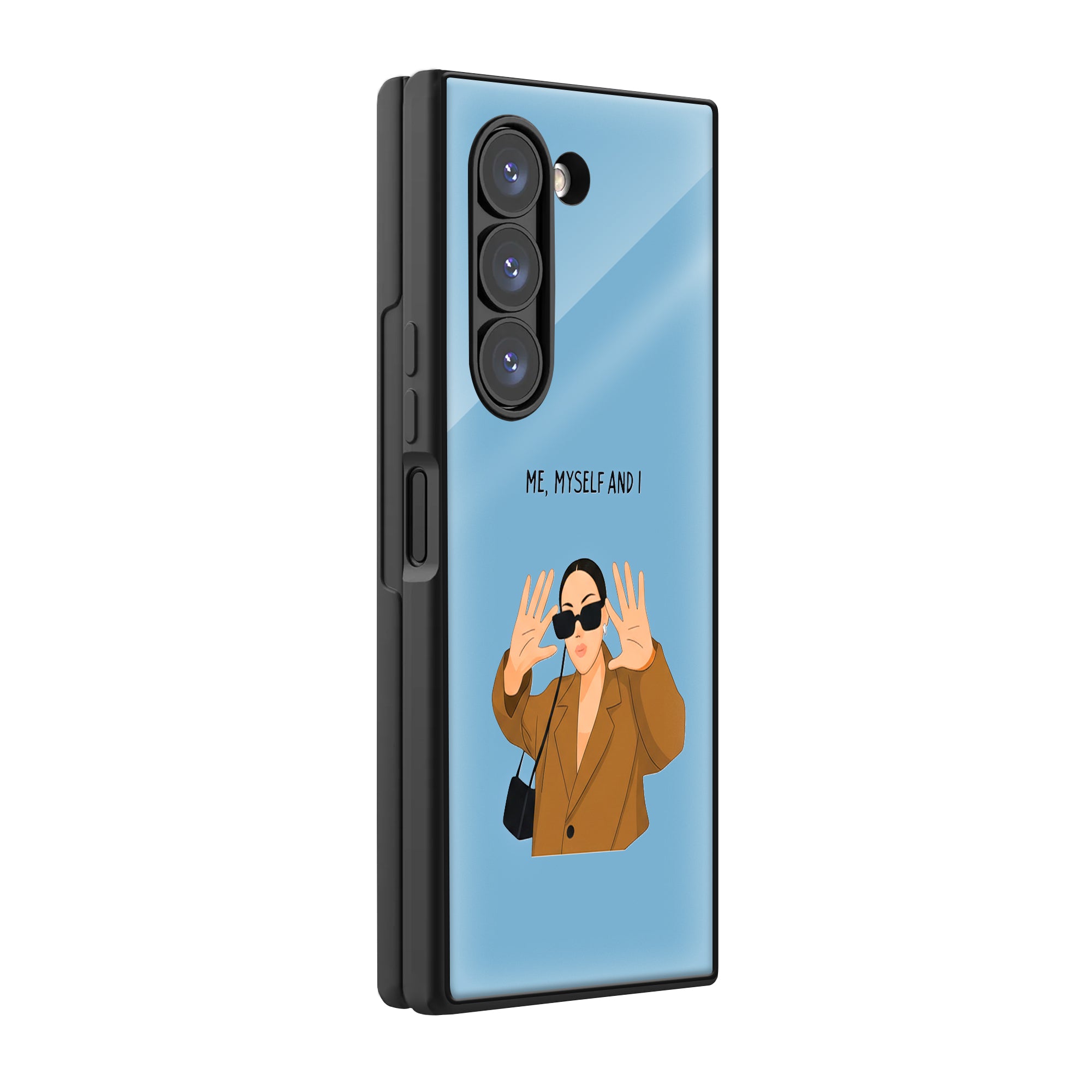 Myself Samsung Z Fold Glass Case image 0 Main image