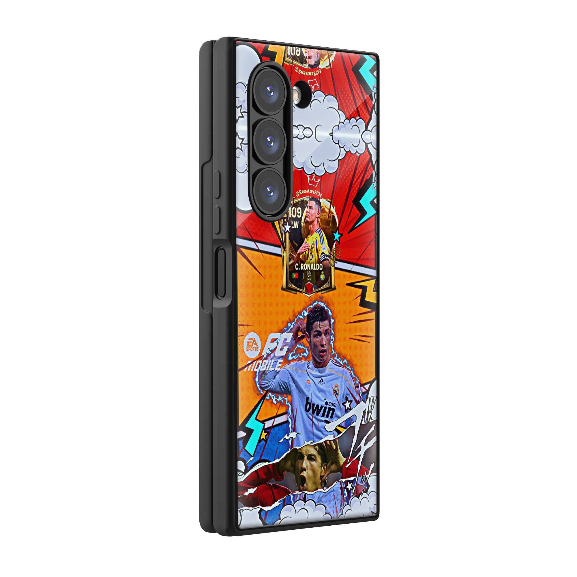 Ronaldo Samsung Z Fold Glass Case image 0 Main image