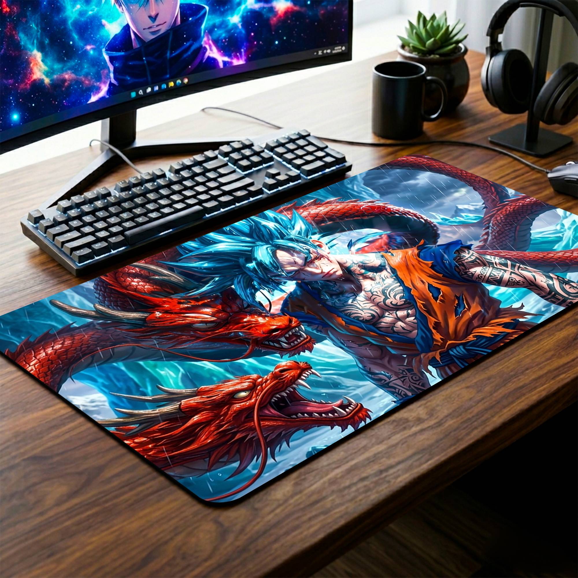Super Dragon Ball Desk Mat - 14 x 23 Inch image