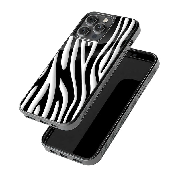 Zebra Flow Glass Case image 2