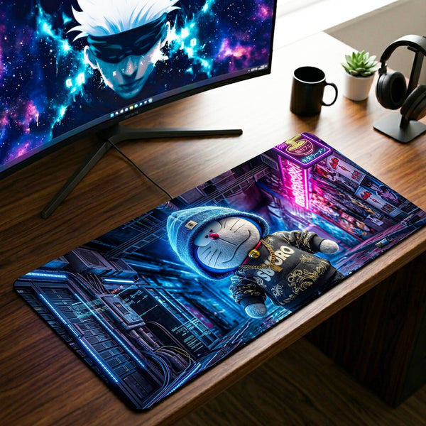 Doraemon Desk Mat - 11 x 23 Inch image