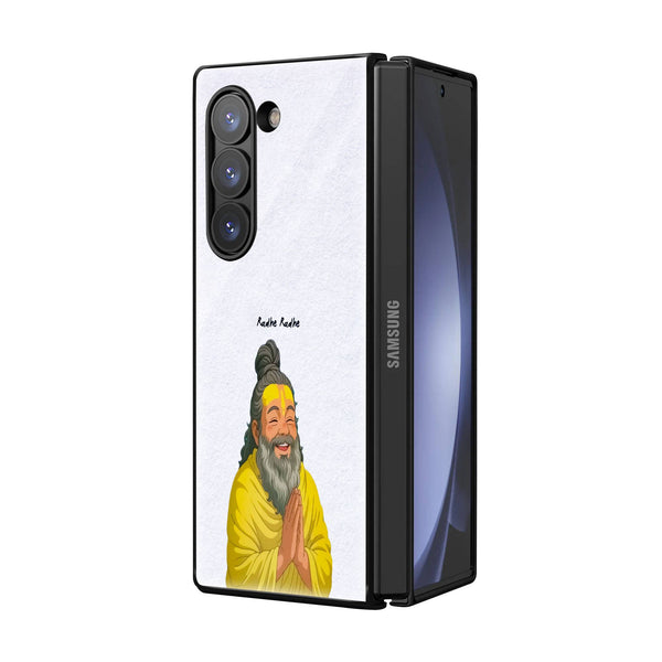 Radhe Radhe Samsung Z Fold Glass Case image 1