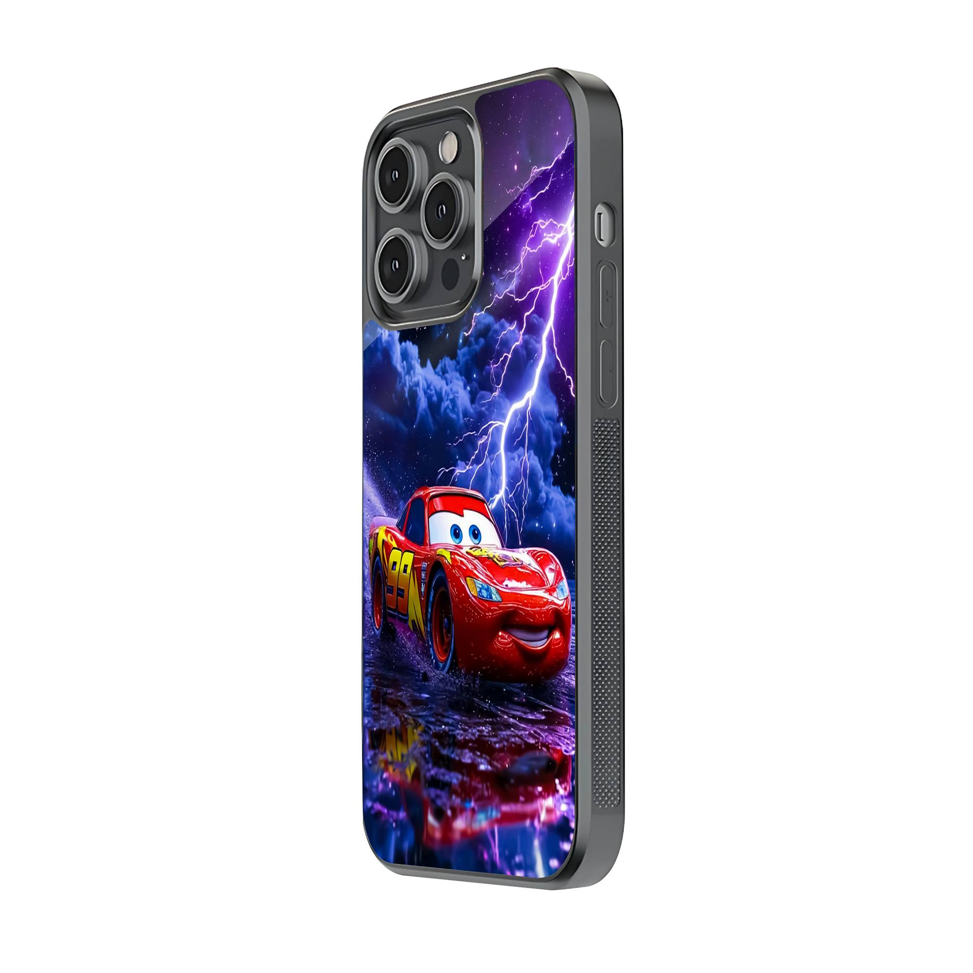 Lightning McQueen Glass Case image 1