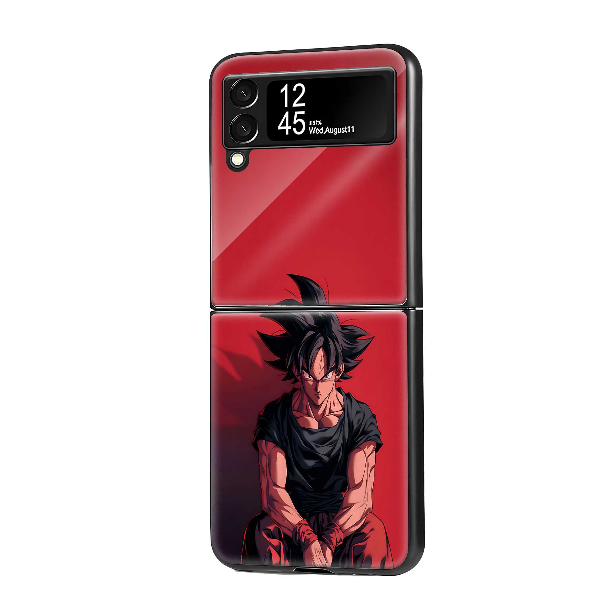Scarlet Aura Goku Samsung Z Flip Glass Case