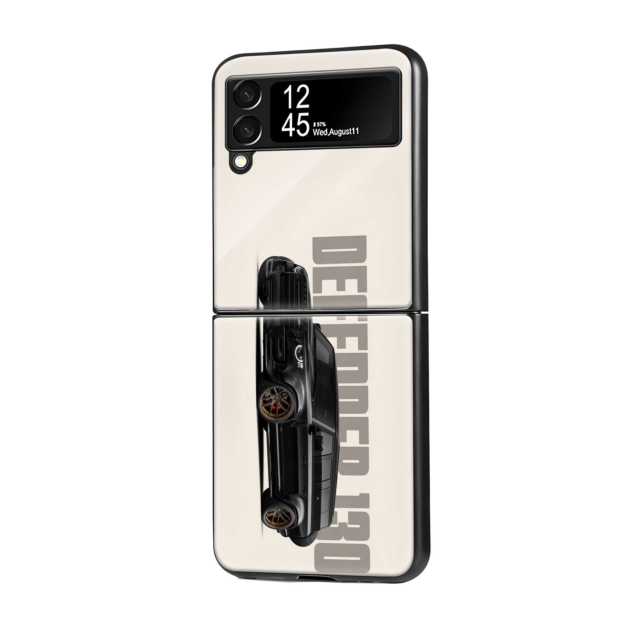 Defender Samsung Z Flip Glass Case