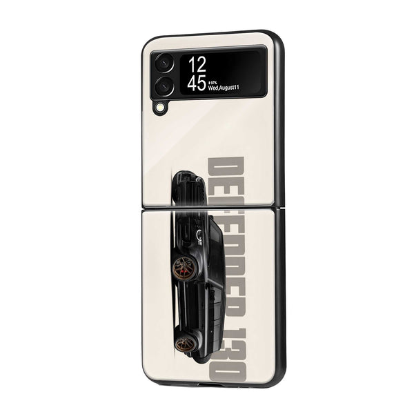 Defender Samsung Z Flip Glass Case