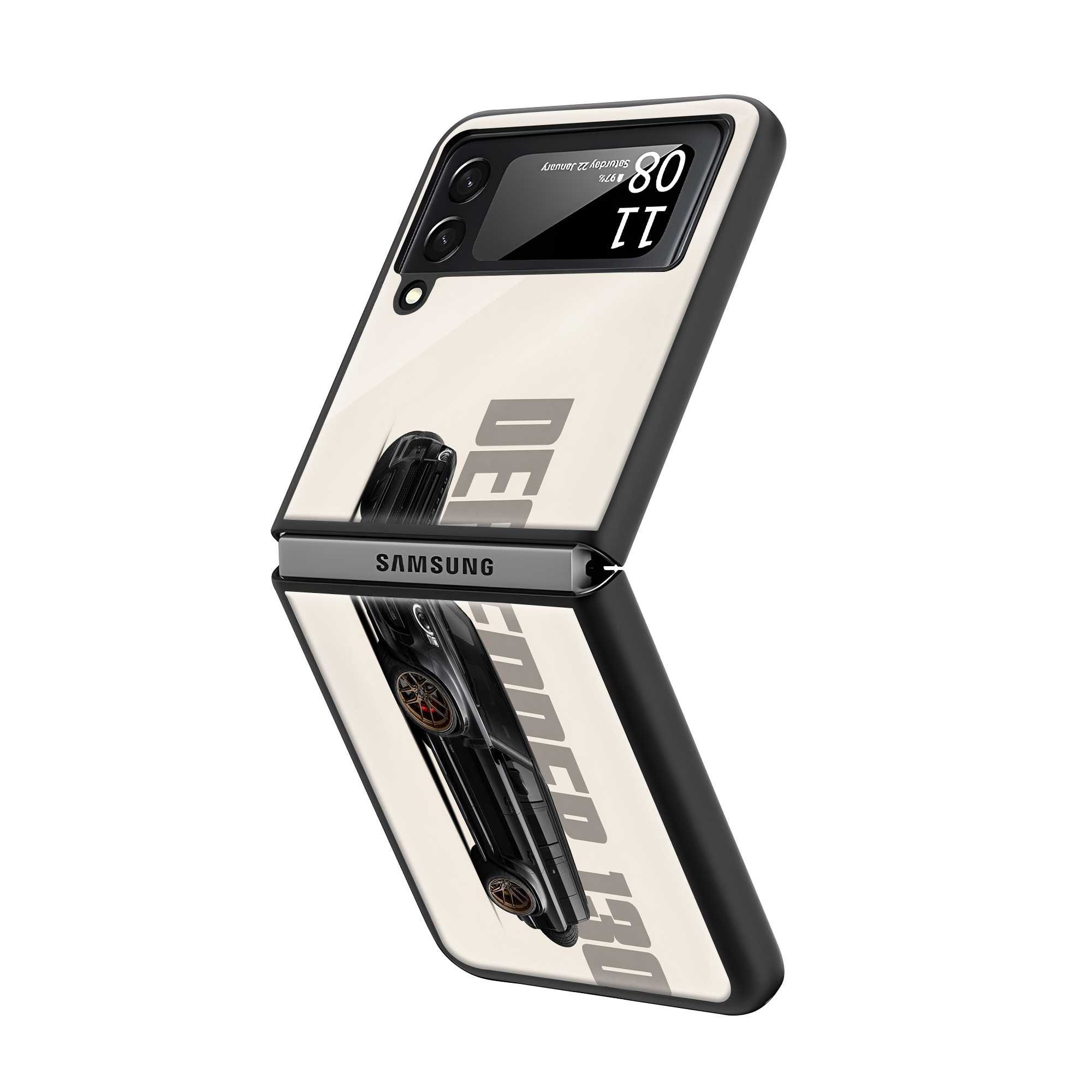 Defender Samsung Z Flip Glass Case