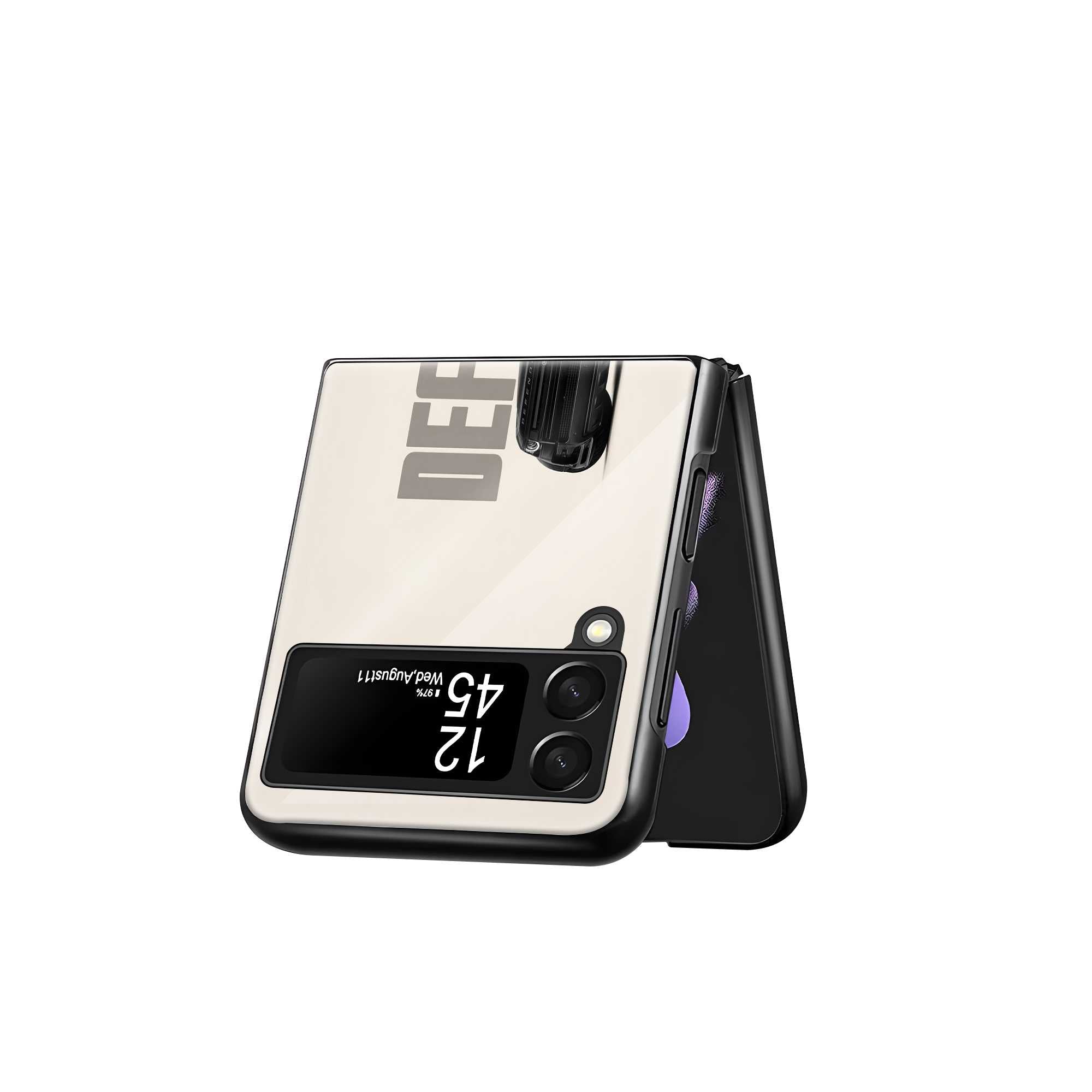 Defender Samsung Z Flip Glass Case