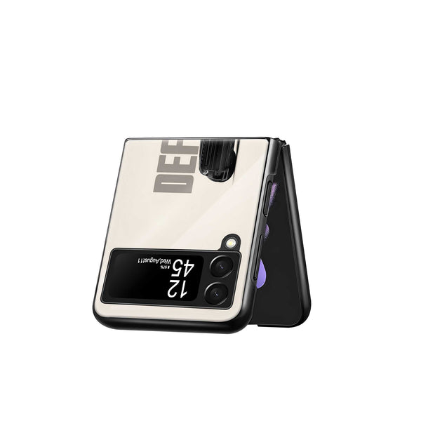Defender Samsung Z Flip Glass Case
