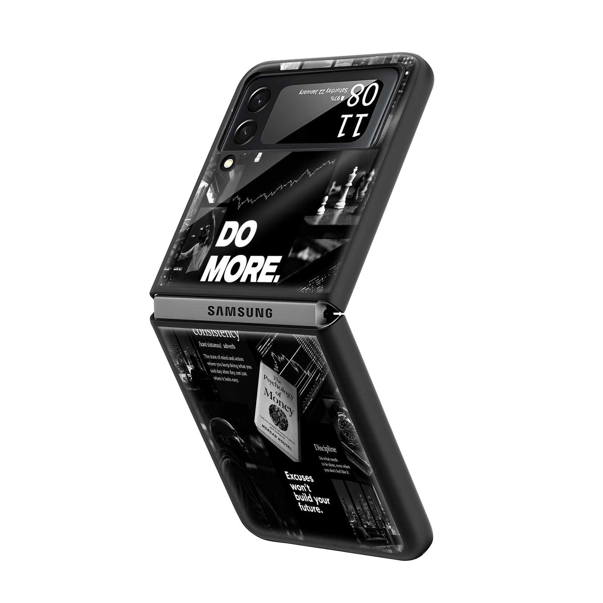 Discipline Mode Samsung Z Flip Glass Case