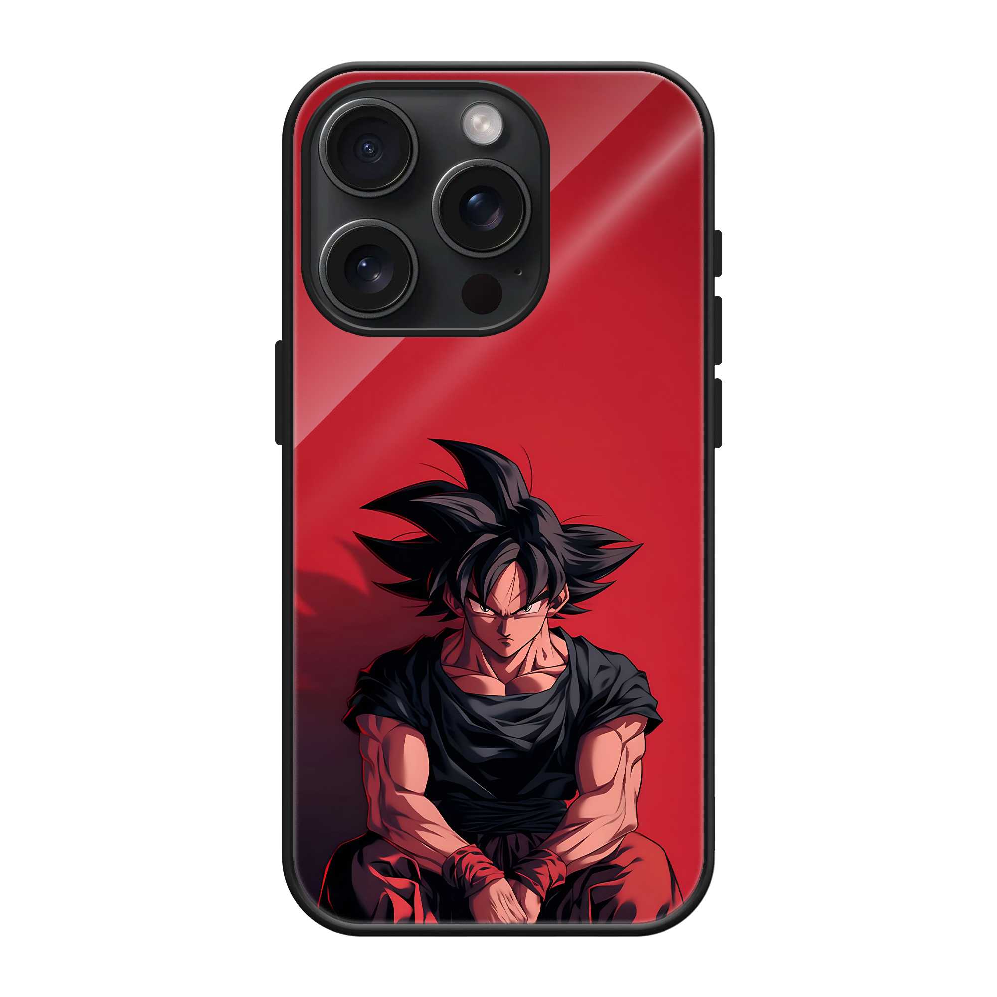 Scarlet Aura Goku Glass Case
