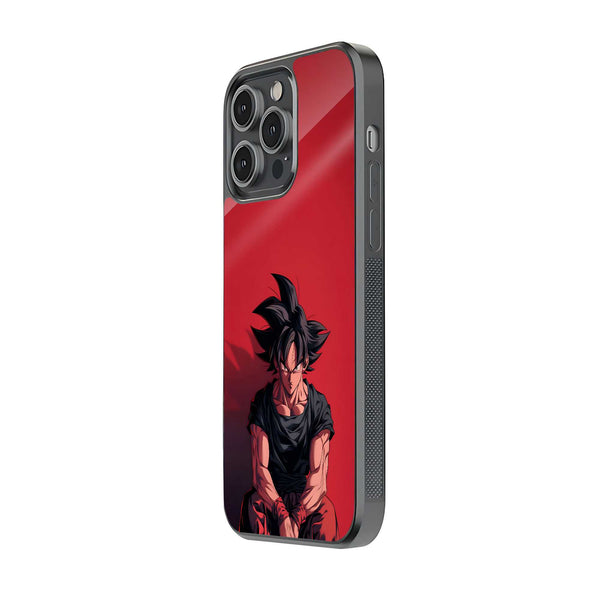 Scarlet Aura Goku Glass Case