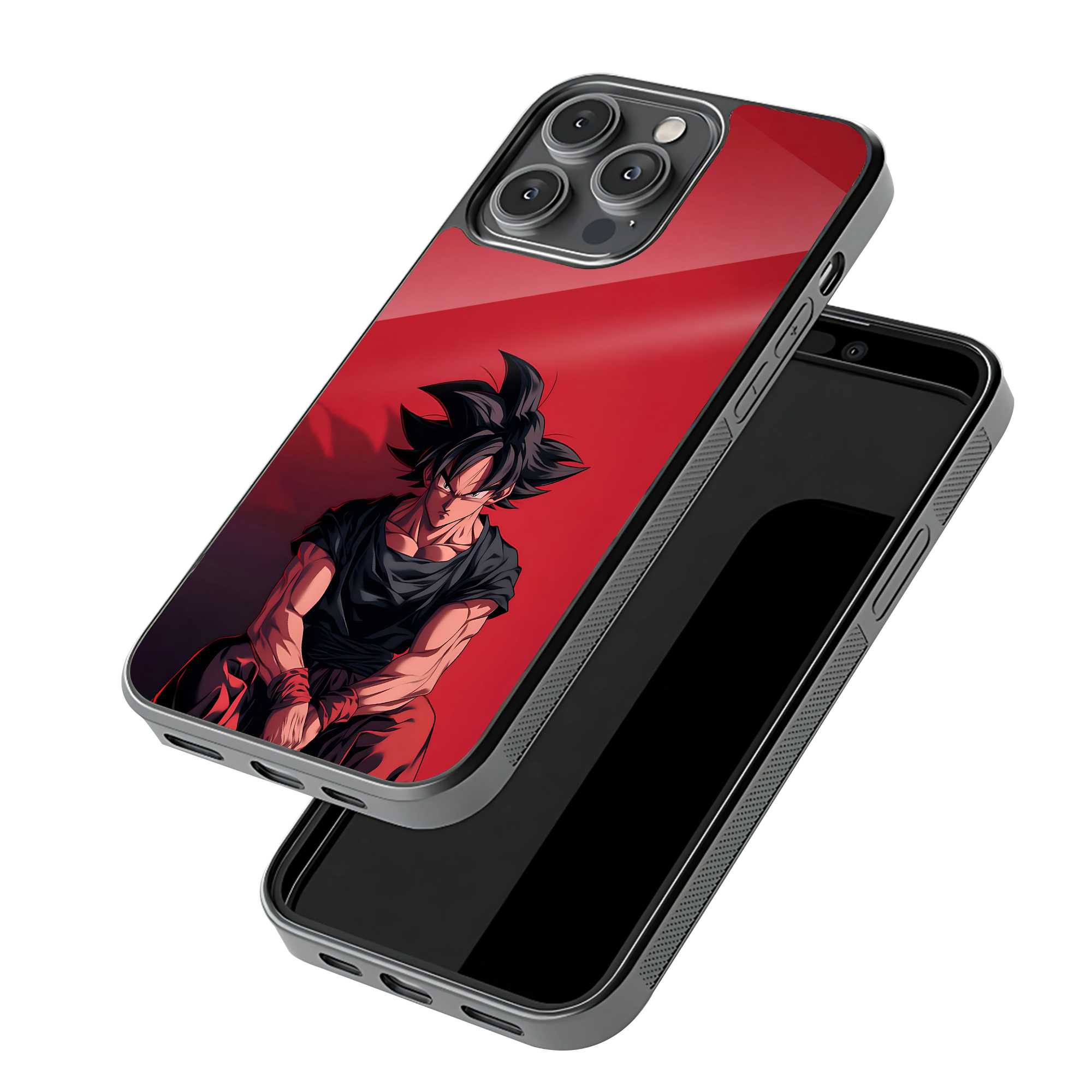 Scarlet Aura Goku Glass Case