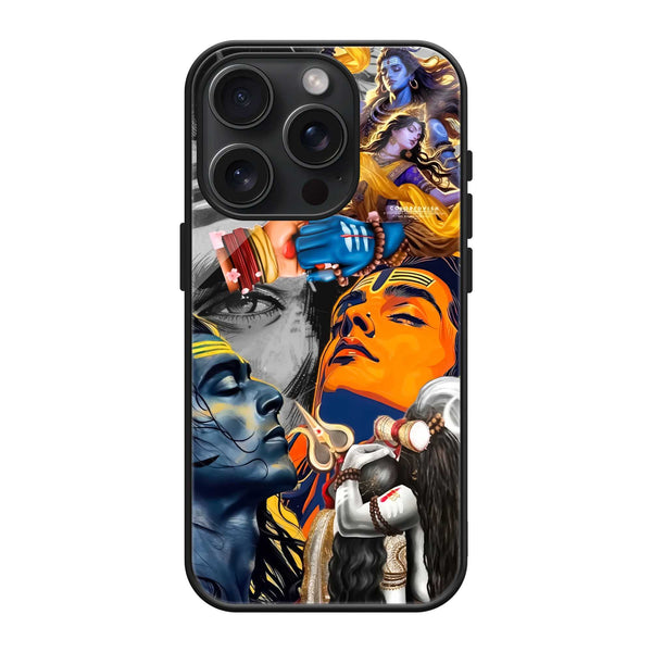 Shiva Divine Glass Case