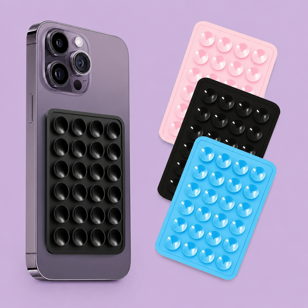 Double Sided Phone Suction Grip - Multicolor Main image
