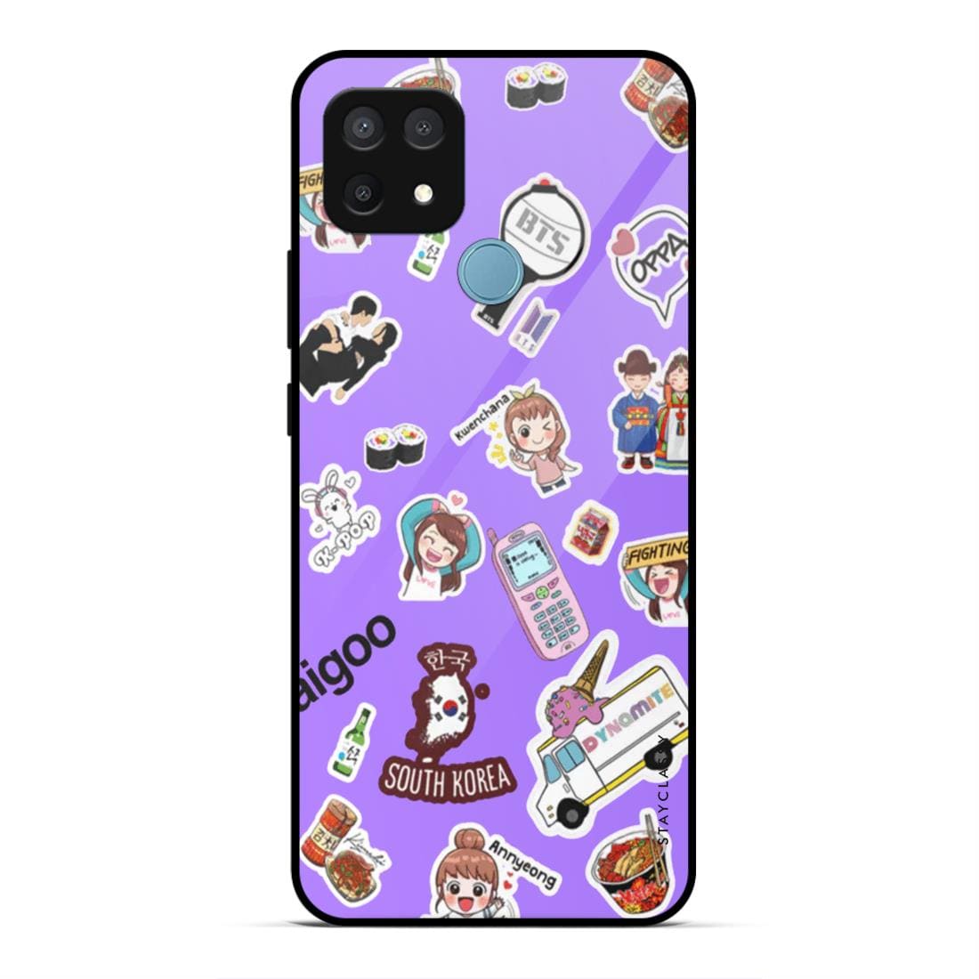 bts phone cover for oppo a15