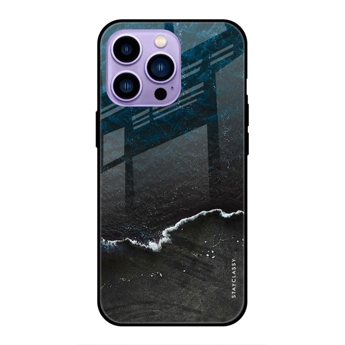 Ocean Mood iPhone 15 Pro Max Glass Case – Stayclassy.in